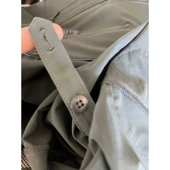 REI Womens Gray Pants Convertible Hiking Roll up - Size 12 Straight Boot Cut P - Picture 9 of 9